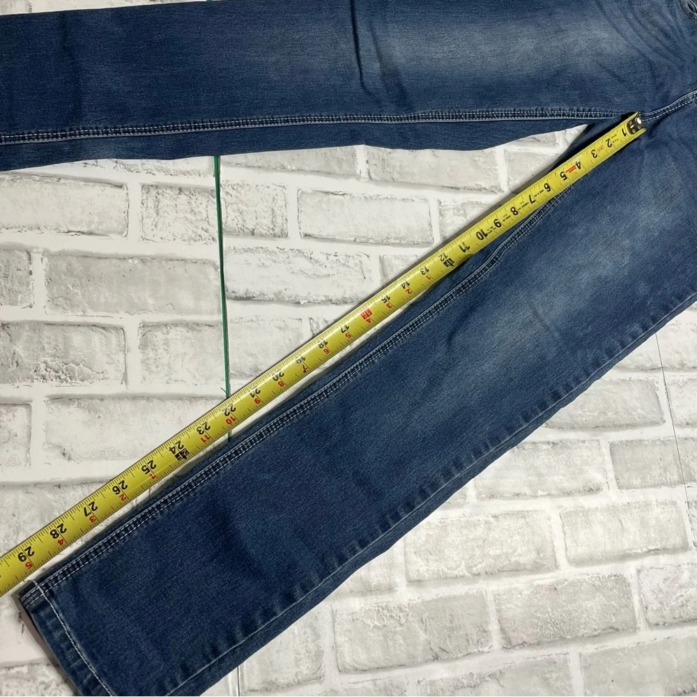 Justice Premium Blue Jeans. Simply low skinny Girls size 16R. Spots. Pre-owned.